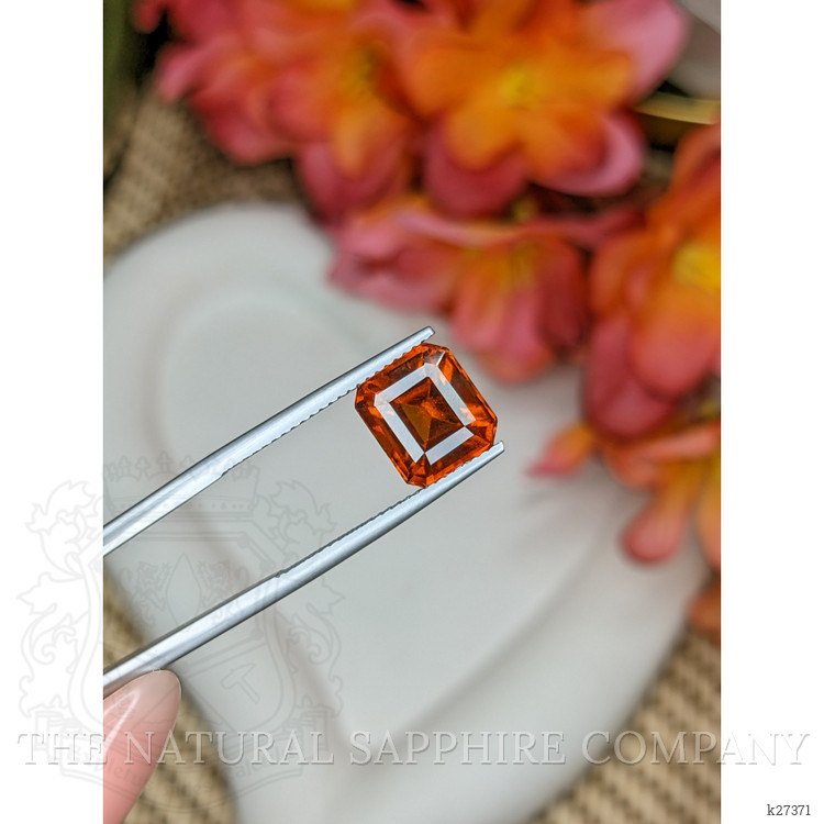 4.55 Ct. Reddish Orange Hessonite Garnet from Madagascar