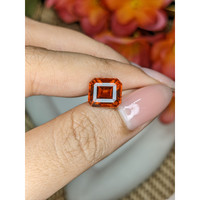 4.55 Ct. Reddish Orange Hessonite Garnet from Madagascar Life Style