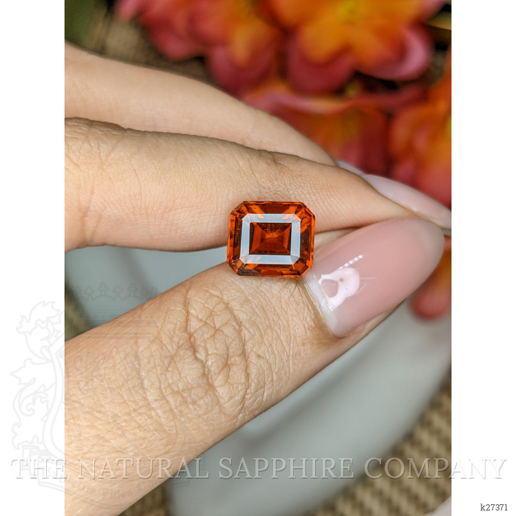 4.55 Ct. Reddish Orange Hessonite Garnet from Madagascar