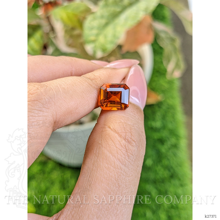 4.55 Ct. Reddish Orange Hessonite Garnet from Madagascar