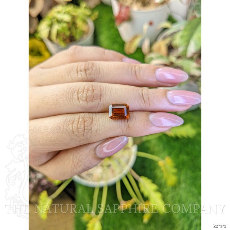 4.15 Ct. Orange Hessonite Garnet from Madagascar