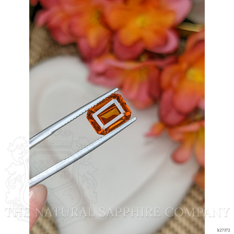 4.15 Ct. Orange Hessonite Garnet from Madagascar