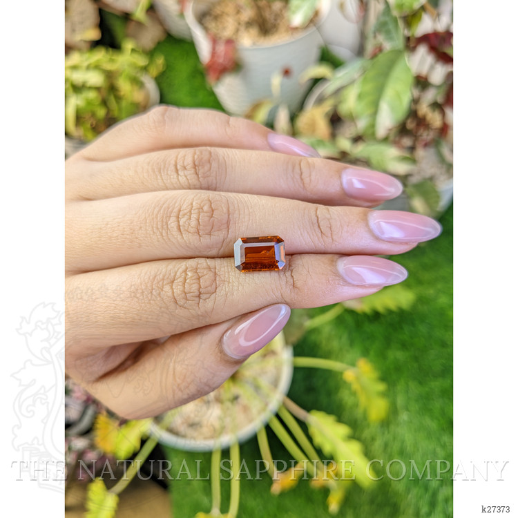 4.16 Ct. Reddish Orange Hessonite Garnet from Madagascar