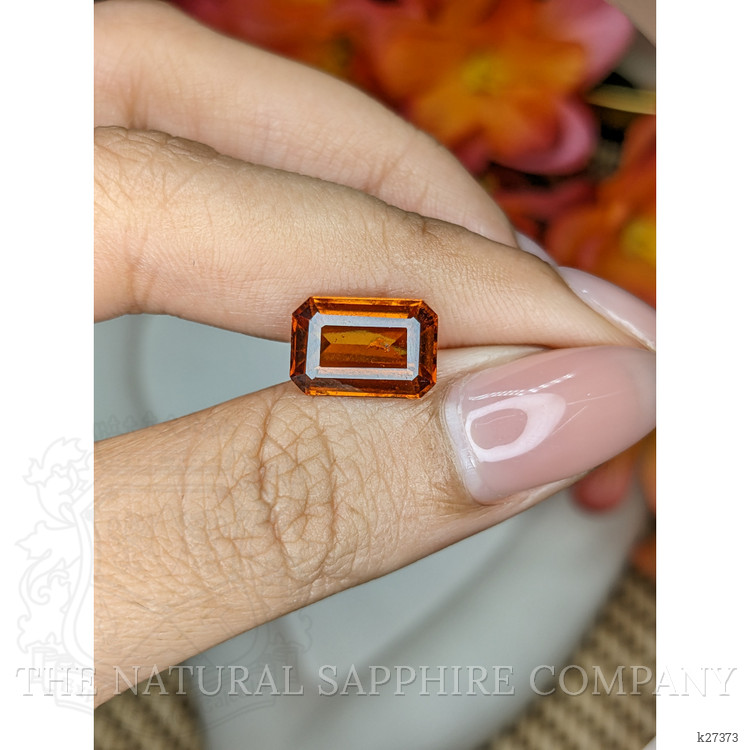 4.16 Ct. Reddish Orange Hessonite Garnet from Madagascar
