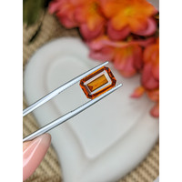 4.16 Ct. Reddish Orange Hessonite Garnet from Madagascar Life Style