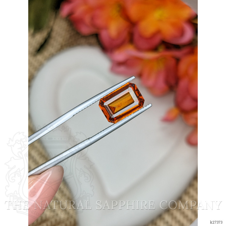 4.16 Ct. Reddish Orange Hessonite Garnet from Madagascar