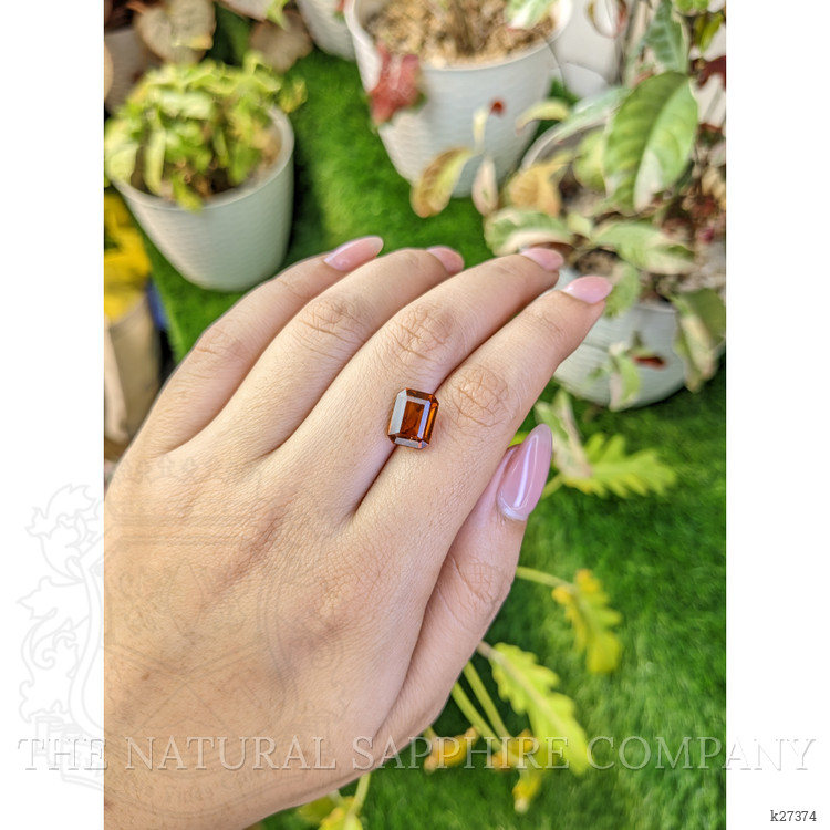 4.29 Ct. Orange Hessonite Garnet from Madagascar