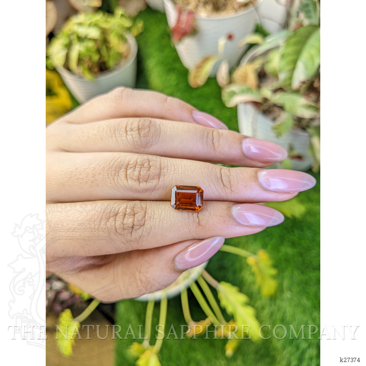 4.29 Ct. Orange Hessonite Garnet from Madagascar