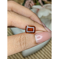 4.29 Ct. Orange Hessonite Garnet from Madagascar Life Style