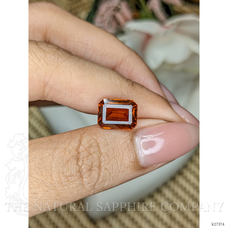 4.29 Ct. Orange Hessonite Garnet from Madagascar