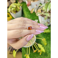 3.66 Ct. Reddish Orange Hessonite Garnet from Madagascar Life Style