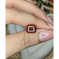 4.30 Ct. Orange Hessonite Garnet from Madagascar Life Style