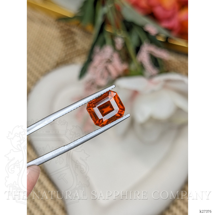 4.30 Ct. Orange Hessonite Garnet from Madagascar
