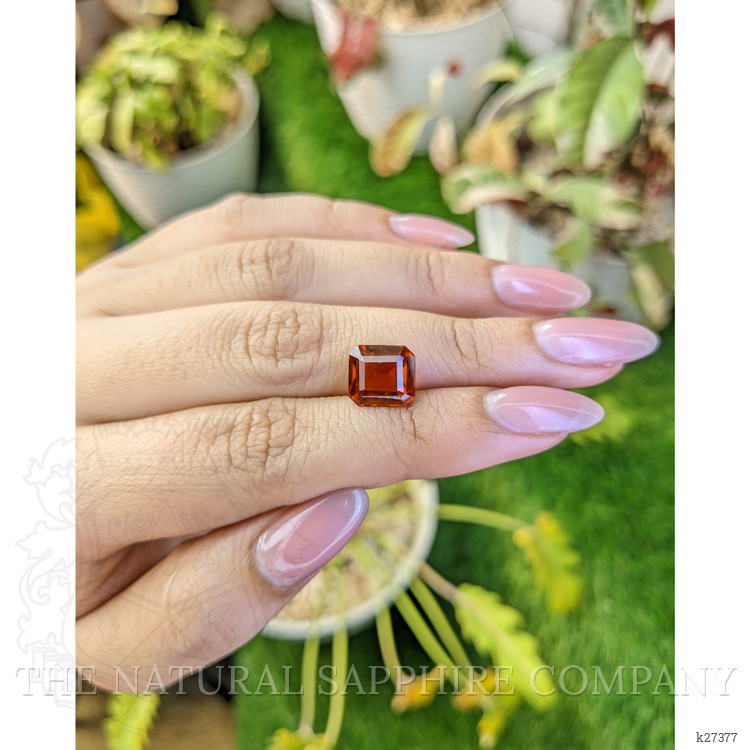 4.43 Ct. Orange Hessonite Garnet from Madagascar