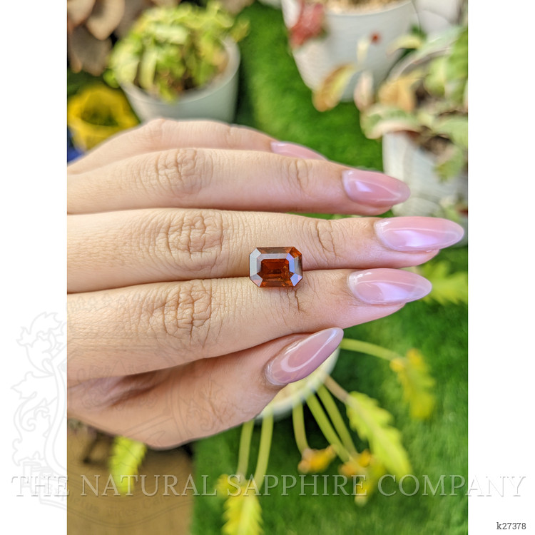 5.31 Ct. Reddish Orange Hessonite Garnet from Madagascar