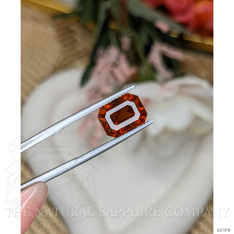 5.31 Ct. Reddish Orange Hessonite Garnet from Madagascar