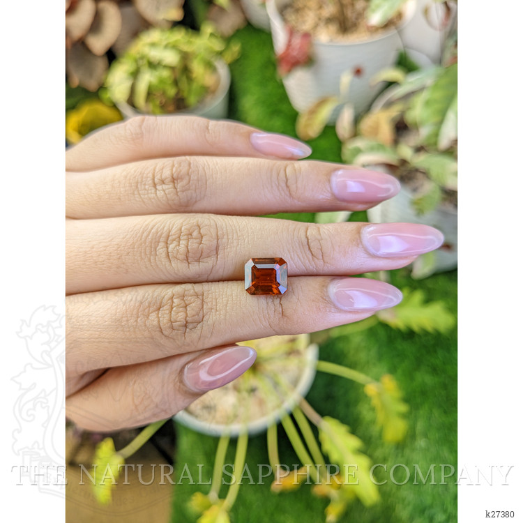 3.60 Ct. Reddish Orange Hessonite Garnet from Madagascar