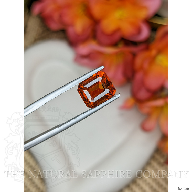 3.60 Ct. Reddish Orange Hessonite Garnet from Madagascar