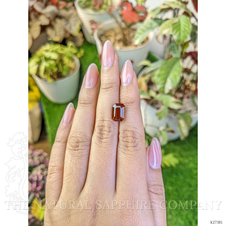4.74 Ct. Orange Hessonite Garnet from Madagascar