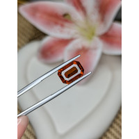 4.74 Ct. Orange Hessonite Garnet from Madagascar Life Style