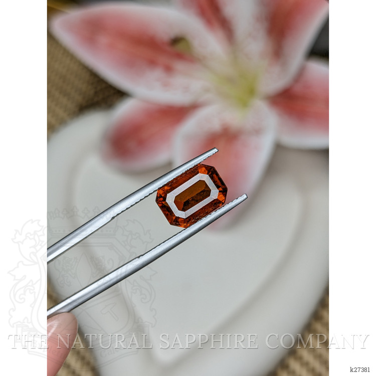 4.74 Ct. Orange Hessonite Garnet from Madagascar