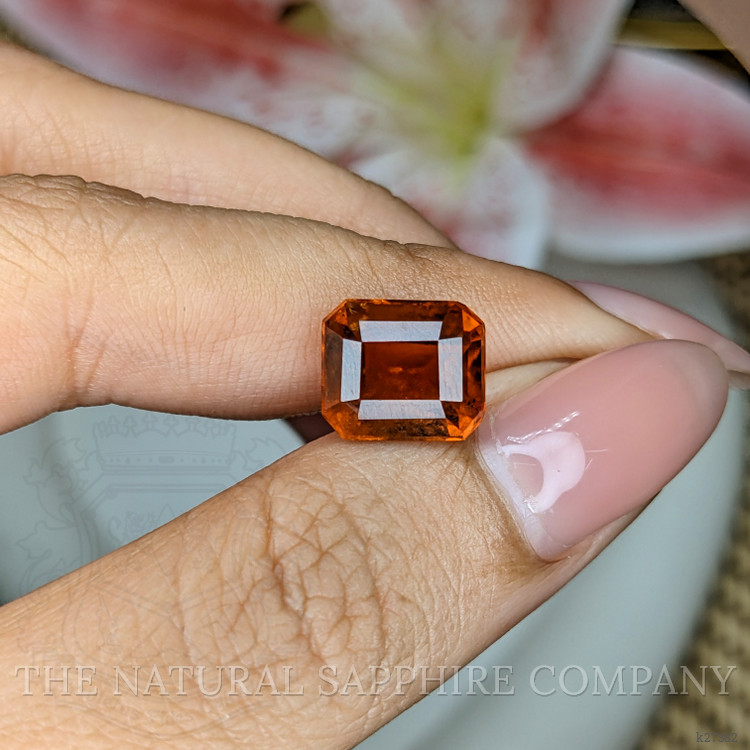 5.27 Ct. Reddish Orange Hessonite Garnet from Madagascar