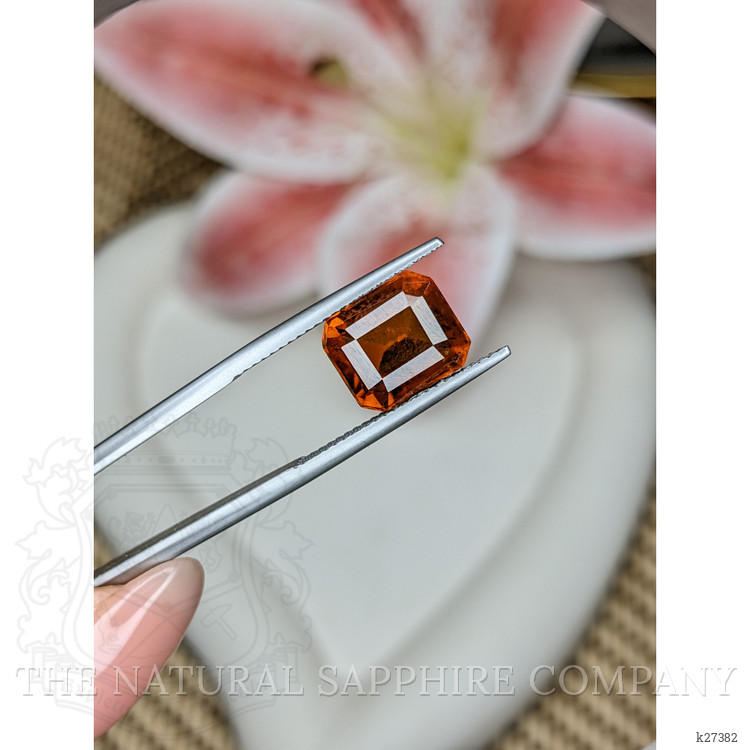 5.27 Ct. Reddish Orange Hessonite Garnet from Madagascar