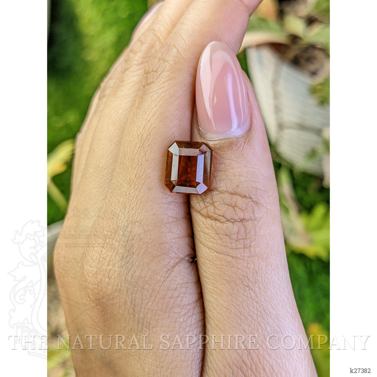 5.27 Ct. Reddish Orange Hessonite Garnet from Madagascar