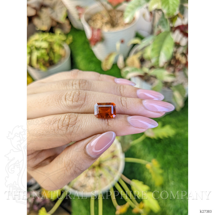 6.10 Ct. Reddish Orange Hessonite Garnet from Madagascar