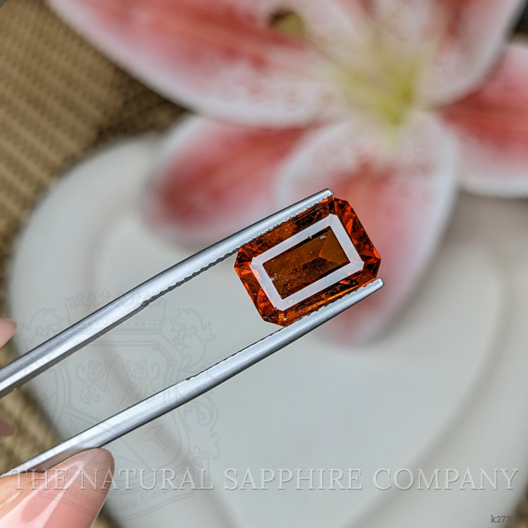 6.10 Ct. Reddish Orange Hessonite Garnet from Madagascar