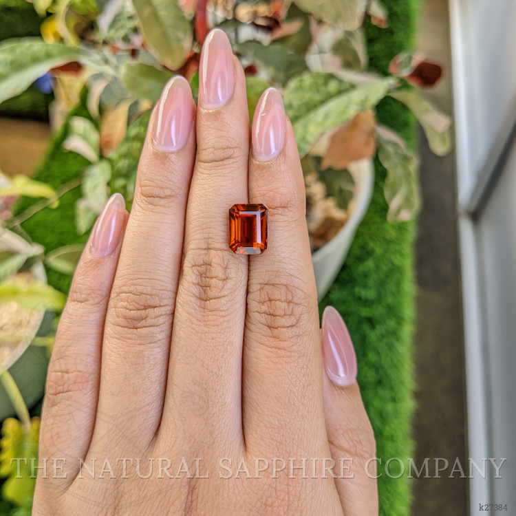 5.70 Ct. Orange Hessonite Garnet from Madagascar