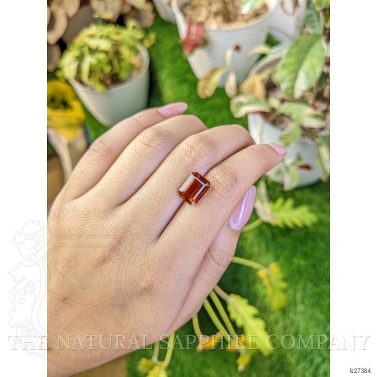5.70 Ct. Orange Hessonite Garnet from Madagascar