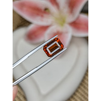 4.39 Ct. Reddish Orange Hessonite Garnet from Madagascar Life Style