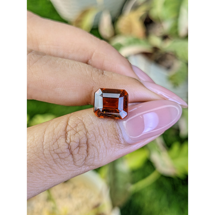 4.68 Ct. Reddish Orange Hessonite Garnet from Madagascar