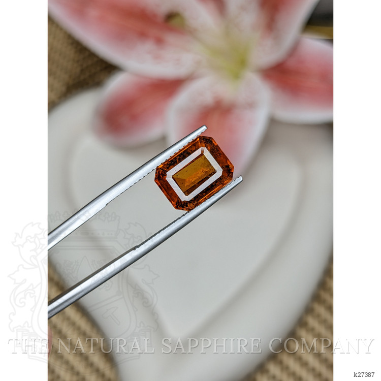 4.73 Ct. Orange Hessonite Garnet from Madagascar