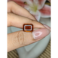 4.73 Ct. Orange Hessonite Garnet from Madagascar Life Style