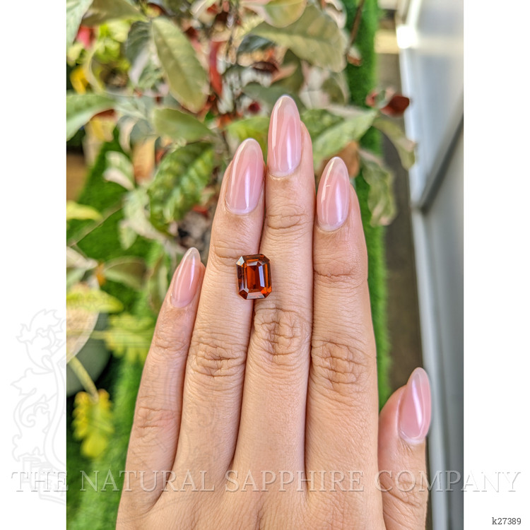 4.77 Ct. Reddish Orange Hessonite Garnet from Madagascar