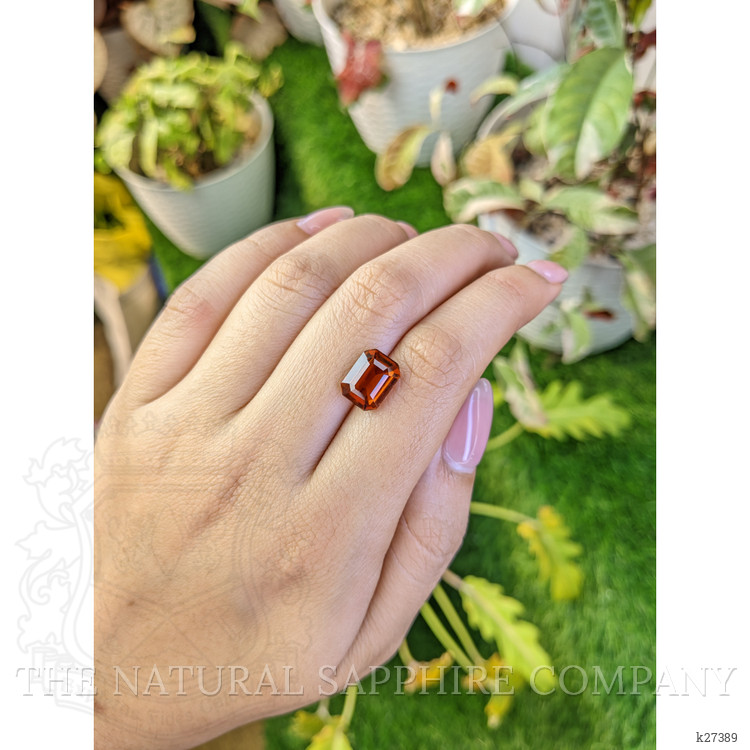 4.77 Ct. Reddish Orange Hessonite Garnet from Madagascar