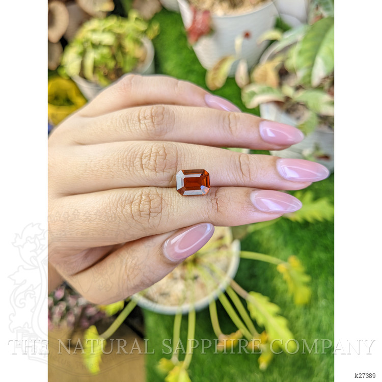 4.77 Ct. Reddish Orange Hessonite Garnet from Madagascar