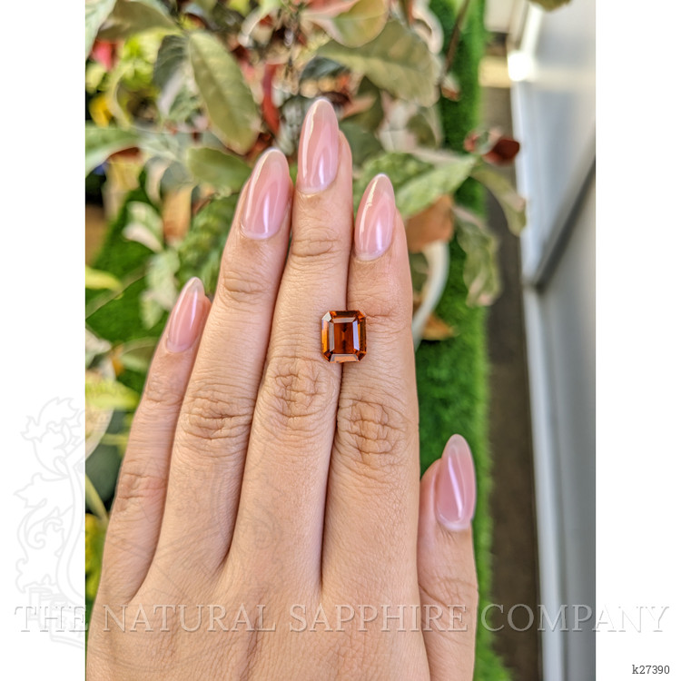 3.93 Ct. Reddish Orange Hessonite Garnet from Madagascar