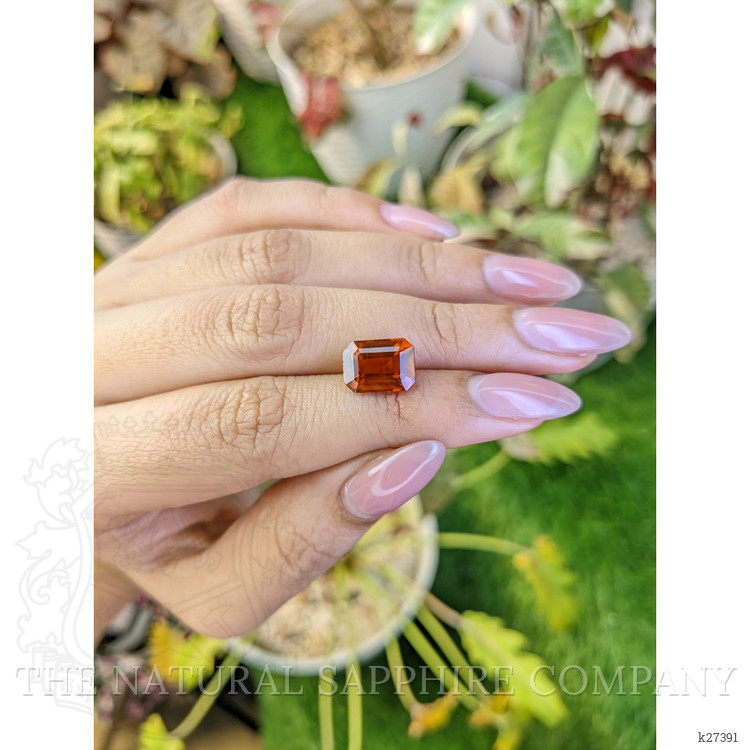 4.51 Ct. Orange Hessonite Garnet from Madagascar