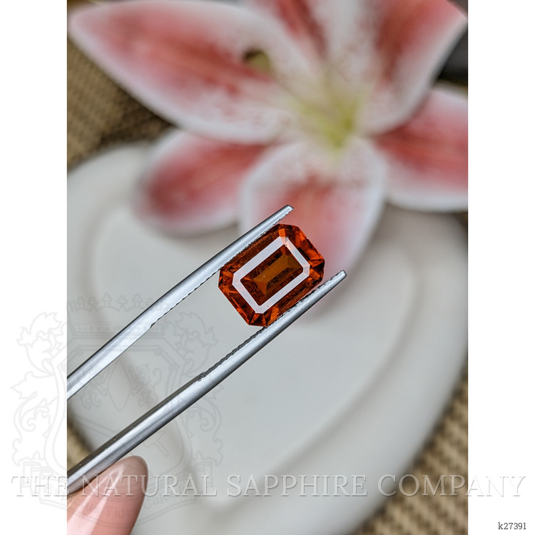 4.51 Ct. Orange Hessonite Garnet from Madagascar