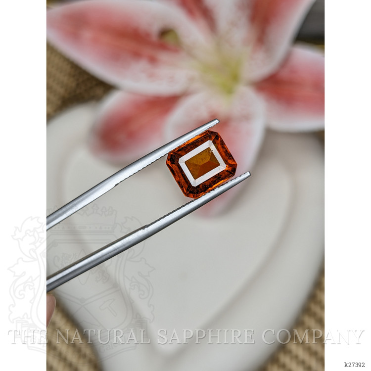 4.29 Ct. Orange Hessonite Garnet from Madagascar