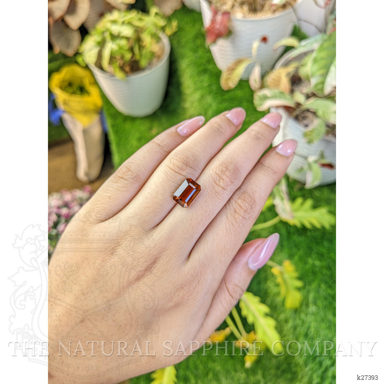 4.84 Ct. Orange Hessonite Garnet from Madagascar