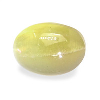 2.30 Ct. Yellowish Green Cabochon Chrysoberyl from Ceylon (Sri Lanka) Video