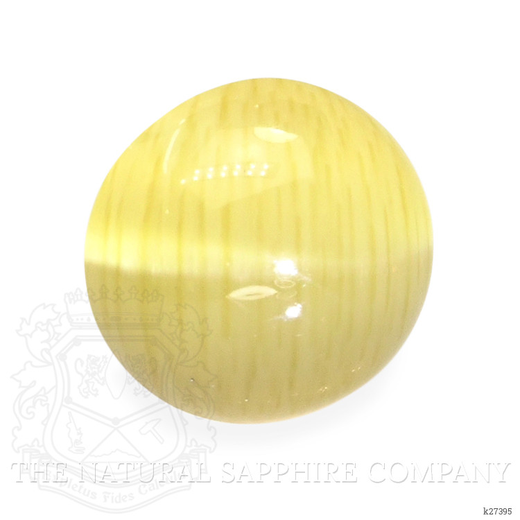 0.98 Ct. Yellow Cabochon Chrysoberyl from Ceylon (Sri Lanka)