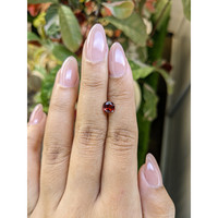 1.00 Ct. Red Garnet from Ceylon (Sri Lanka) Life Style