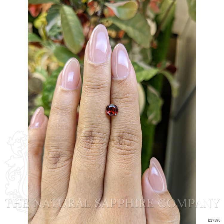 1.00 Ct. Red Garnet from Ceylon (Sri Lanka)