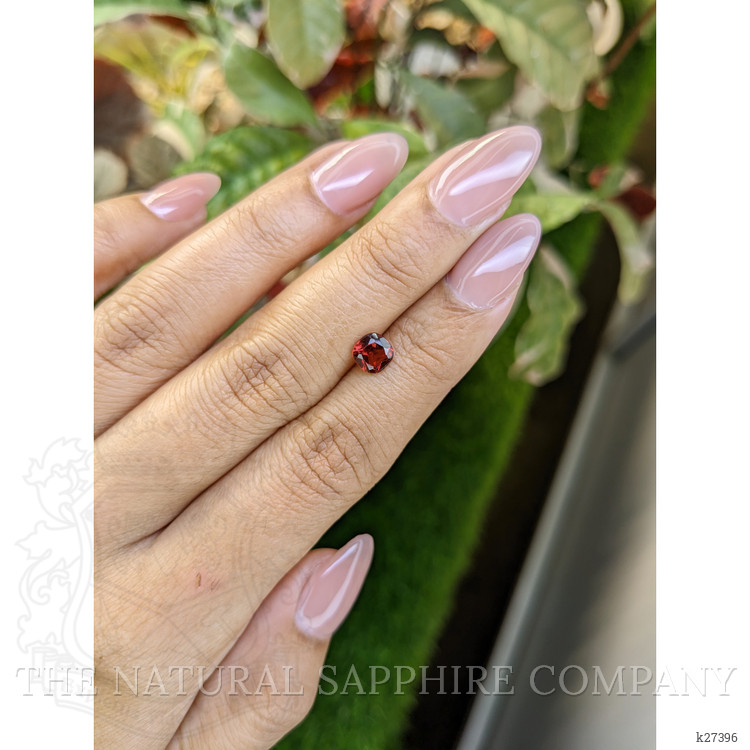 1.00 Ct. Red Garnet from Ceylon (Sri Lanka)
