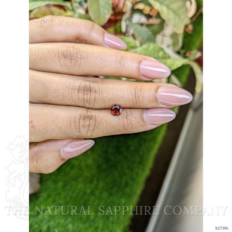 1.00 Ct. Red Garnet from Ceylon (Sri Lanka)